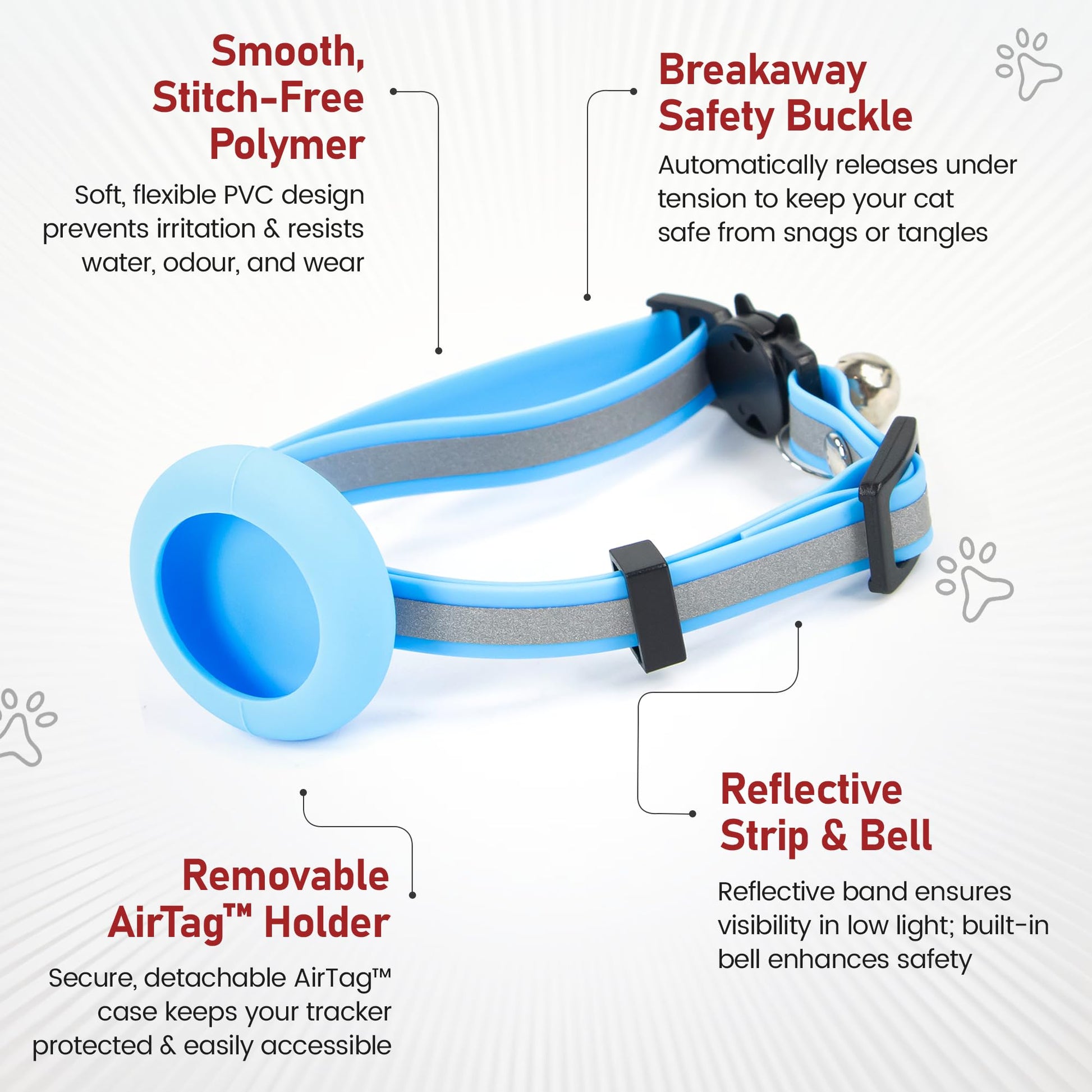 Classic Trace Reflective Cat Collar